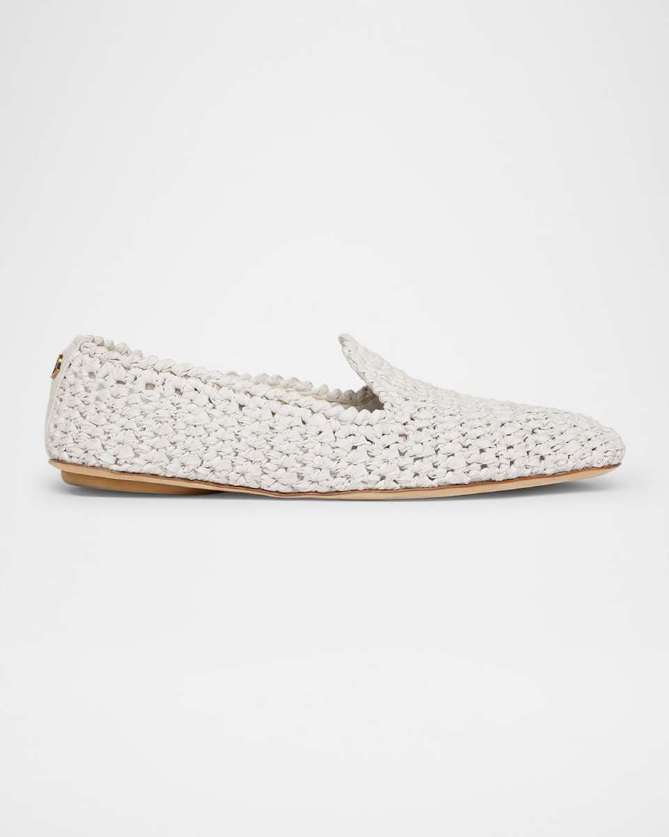 Woven Leather Loafers